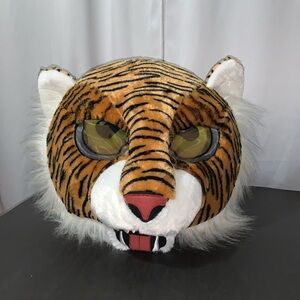 Plush Tiger Mask / Headpiece Costume Accessory